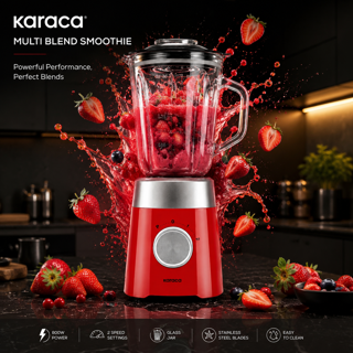 مخلوط‌کن 1000 وات مولتی بلند اسموتی - کاراجا (Karaca Multi Blend Smoothie Blender)