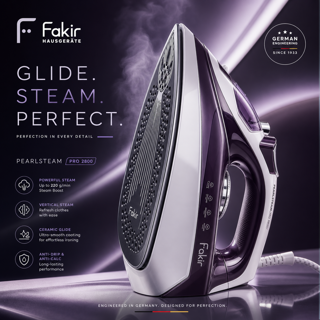 اتو بخار فکر مدل Pearlsteam Pro 2800 کد 905160 | Fakir Pearlsteam Pro 2800 Steam