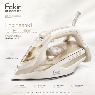 اتو بخار فکر مدل Valence توان 3200 وات کد 905146 | Fakir Valence Steam