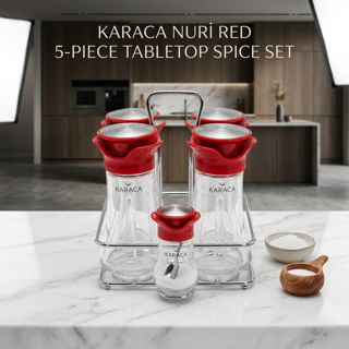 ست ادویه ۵ پارچه کاراجا  کد 861285 مدل Karaca Nuri 5-Piece Spice Set |  Nuri